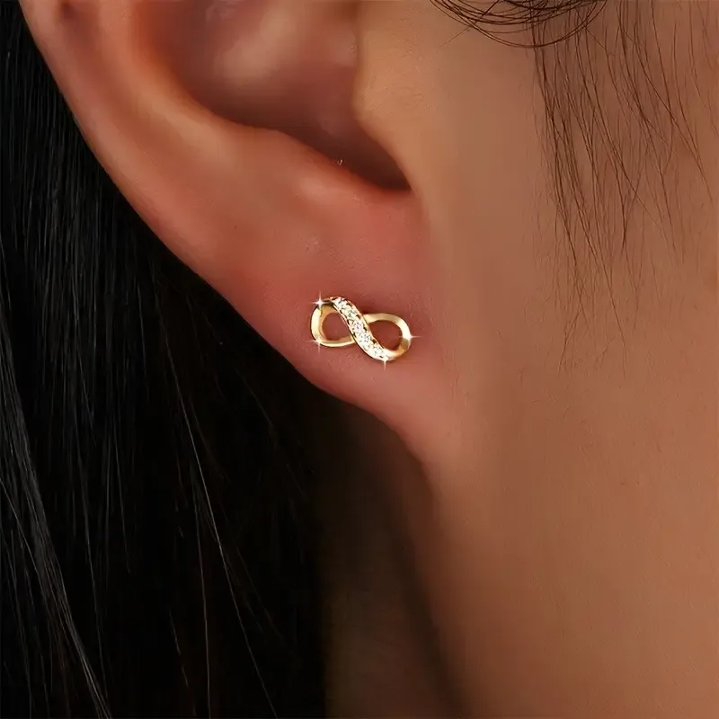 Infinity Stud Earrings